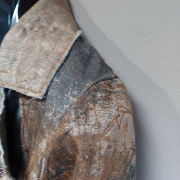 Scissors Paper Rock Art-Wear Large Loose Collar Two-Button Outerwear Blazer USA - Picture 2 of 11